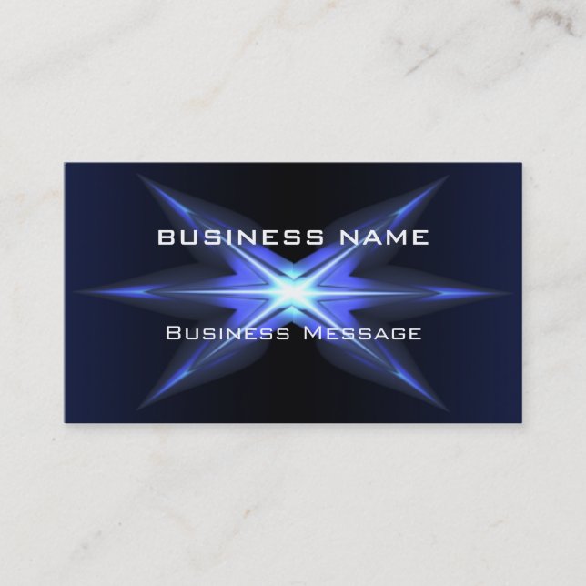 Hi Tech Futuristic Business Card Template (Front)
