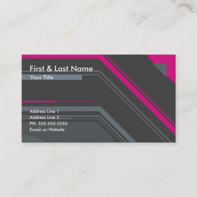 hi-tech professional  : business card (Front)