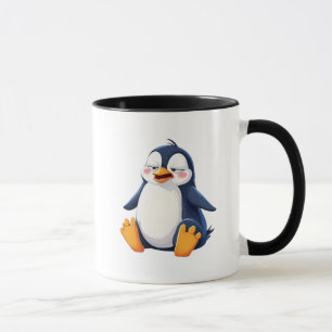 Hi, the penguin. mug