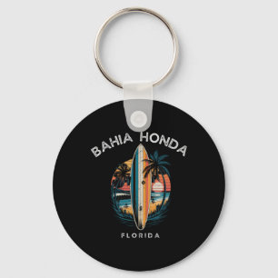 Hia Honda State Park Florida Men Women Surfing Key Ring