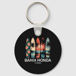 Hia Honda State Park Florida Surfboard Surfing Ret Key Ring