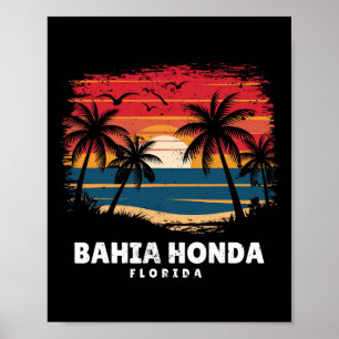 Hia Honda State Park Florida Surfboarder Souvenir Poster