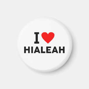 Hialeah United States america USA love city heart Magnet