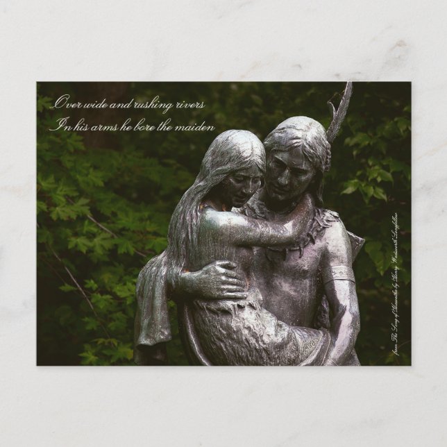 Hiawatha and Minnehaha Postcard (Front)