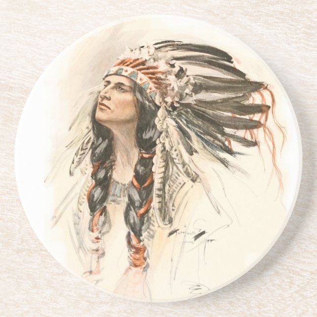 Hiawatha Coaster (Front)