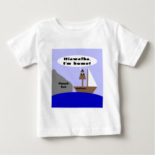 Hiawatha, I'm Home Cartoon Baby T-Shirt