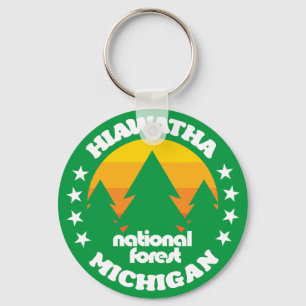 Hiawatha National Forest Key Ring