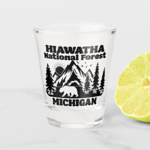 Hiawatha National Forest Michigan Shot Glass