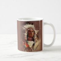 Hiawatha Native American Indian Chief Portrait
