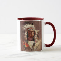 Hiawatha Native American Indian Chief Portrait