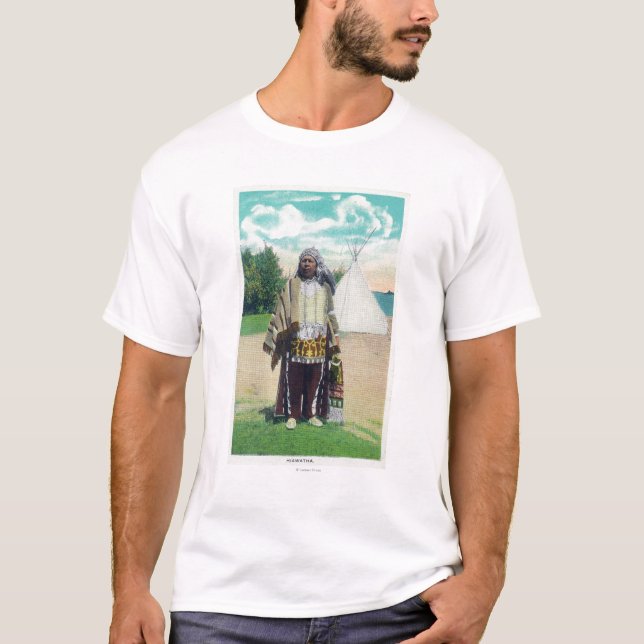 Hiawatha Portrait # 2 T-Shirt (Front)