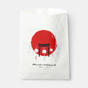 Hibachi Birthday Party Wind Chimes Furin Japanese Favour Bag