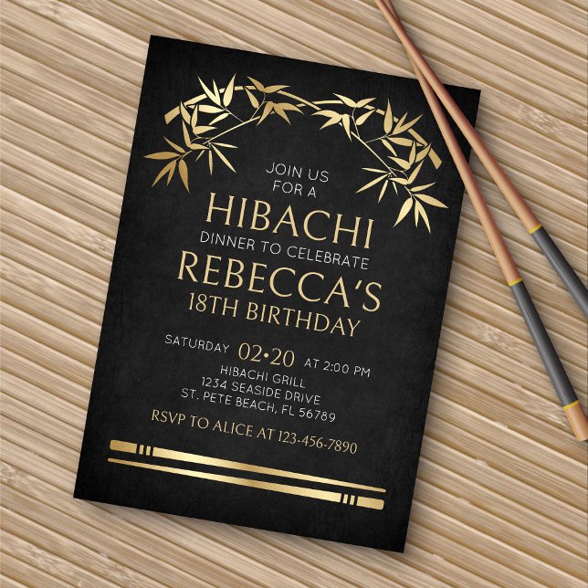 Hibachi Dinner Invitation (Creator Uploaded)