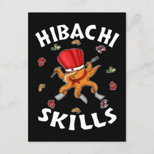 Hibachi Gifts Hibachi Connoisseur Hibachi Chef Postcard