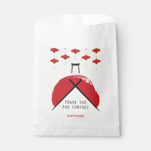 Hibachi Theme Birthday Party Private Chef Japanese Favour Bag