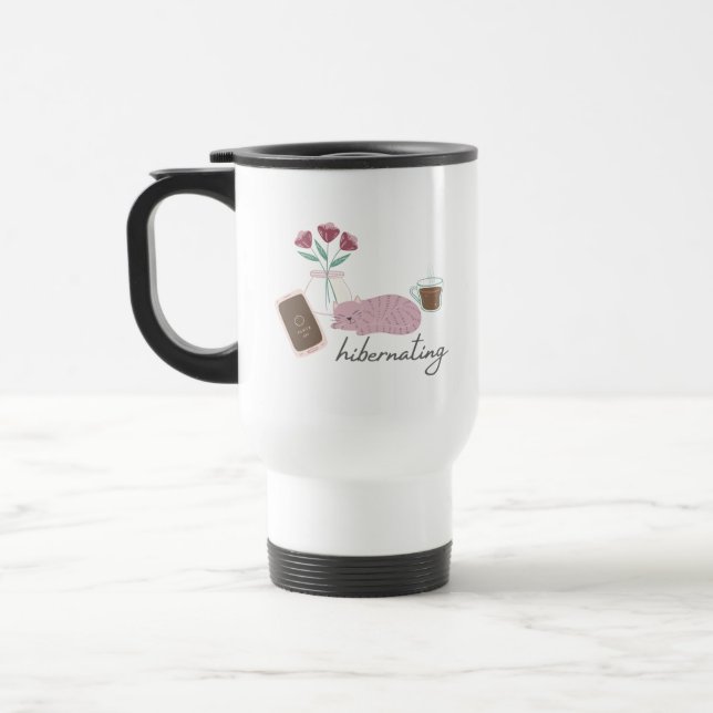 Hibernating Travel Mug (Left)