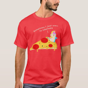 Hibernation I Want To Hibernate Funny Unicorn Nap T-Shirt