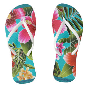 Hibicus Flowers Flip Flop