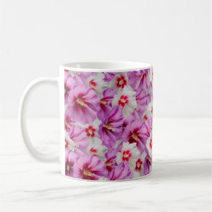 Hibiscus - Chinese Rose Flower Pattern Coffee Mug