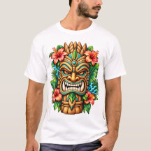 Hibiscus Crown Tiki Guardian