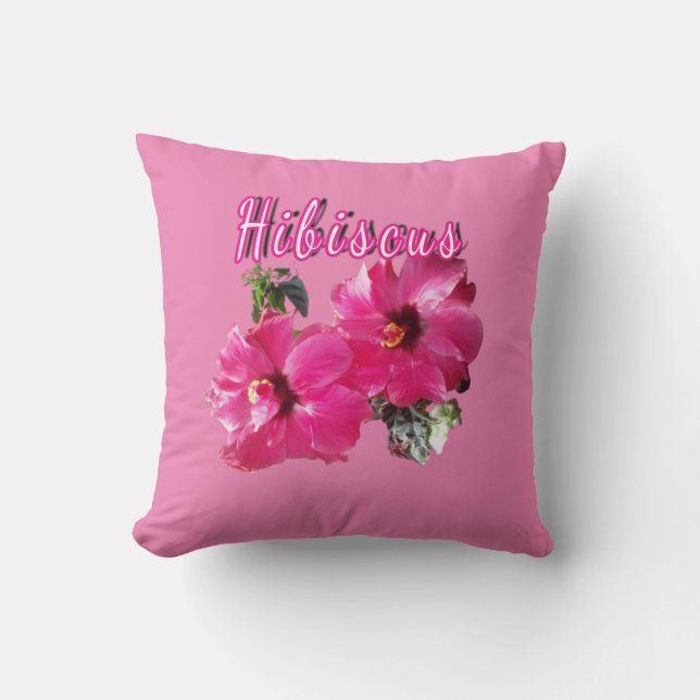 Hibiscus   cushion (Front)
