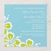 Hibiscus Delight Shower/Rehearsal Dinner Invite