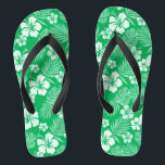 Hibiscus Flip Flops<br><div class="desc">Compare them to Designer Flip Flops at a much higher price, and here you have a bold statement that says you have style and know how to show it! I'll post a great variety over the next weekend and week; yet, I love these, and you choose your size, gender, and...</div>