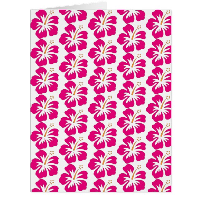 hibiscus floral design pattern tissue paper (Front)