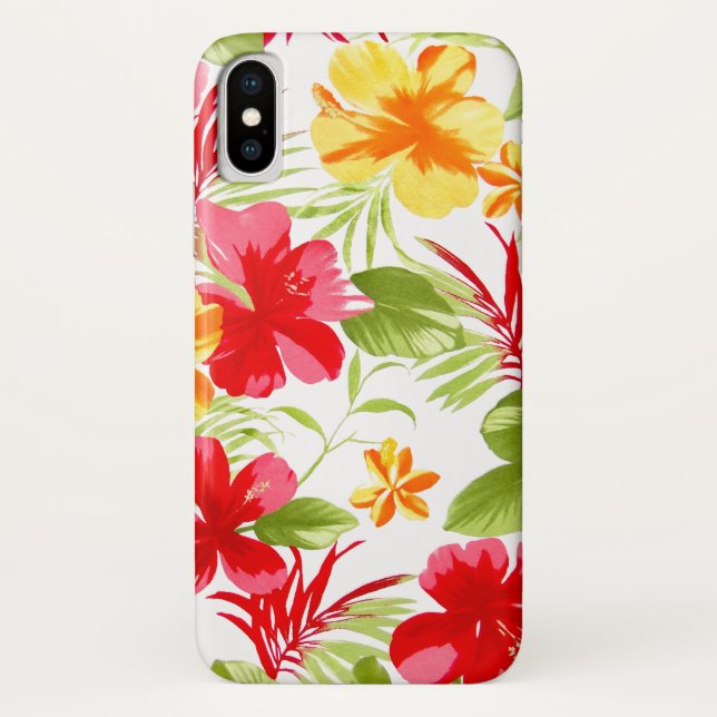 Hibiscus Floral Fiesta Case-Mate iPhone Case (Back)