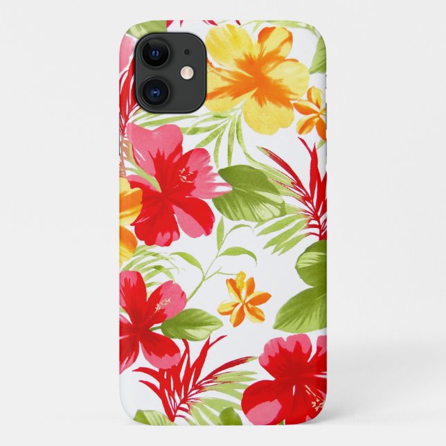 Hibiscus Floral Fiesta Case-Mate iPhone Case (Back)