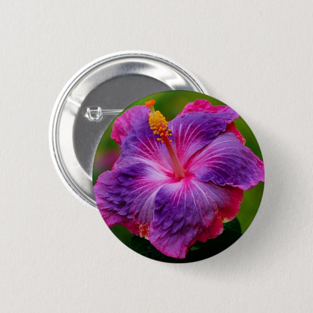 Hibiscus Flower Button (Front & Back)