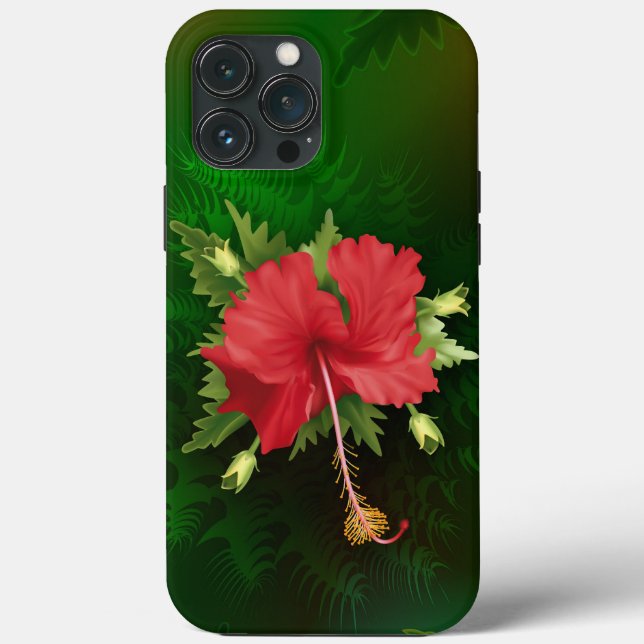 Hibiscus Flower Case-Mate iPhone Case (Back)