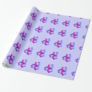 Hibiscus Flower Design Wrapping Paper