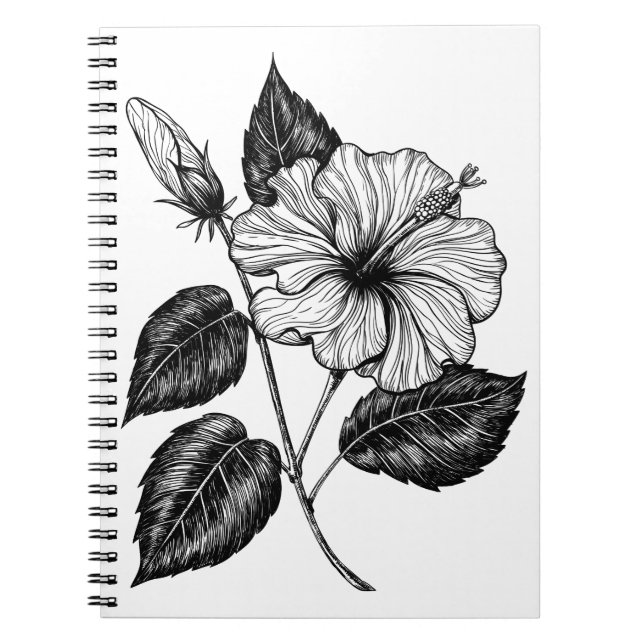 Hibiscus flower II Notebook (Front)
