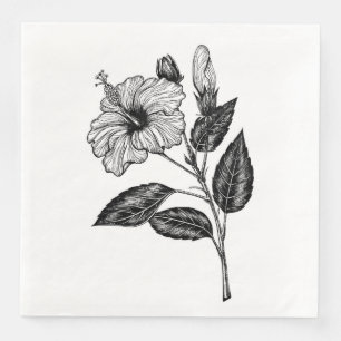 Hibiscus flower III Napkin