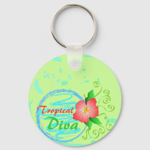 Hibiscus flower - Keychain