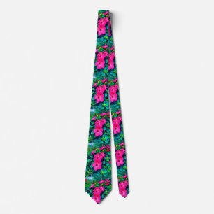 Hibiscus Flower Love Tie
