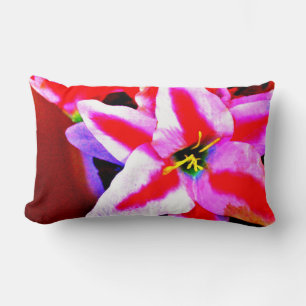 Hibiscus Flower Lumbar Cushion