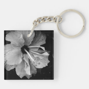 Hibiscus Flower Photography Key Ring