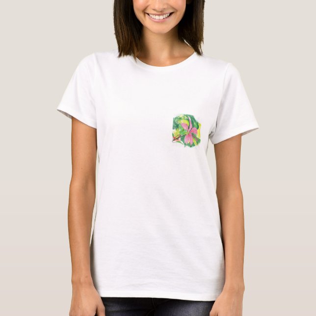 Hibiscus Flower T-shirt (Front)