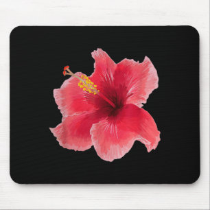 Hibiscus Flower, Tee Coquette 90s Vintage Gift Wom Mouse Pad