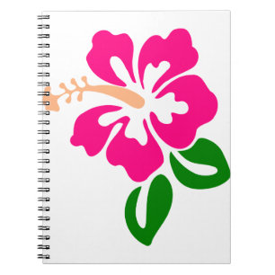 Hibiscus Flower Tropic Bloom Blossom Botanical Notebook