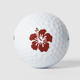 Hibiscus Flower Tropical Wilson Golf Ball Packs