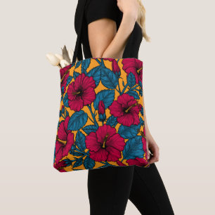 Hibiscus flowers crossbody bag