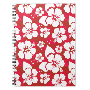Hibiscus Flowers Pattern Notebook