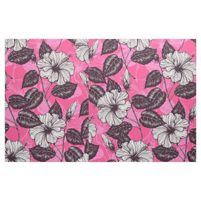 Hibiscus garden 2 fabric (Fat Quarter)