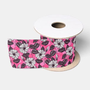 Hibiscus garden 2 satin ribbon
