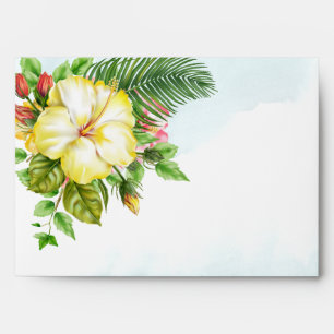 Hibiscus Hawaiian Tropical Floral Envelope