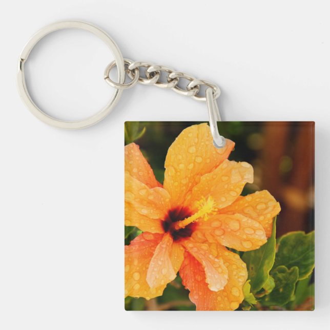 Hibiscus Key Ring (Front)