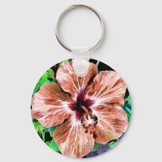 Hibiscus Key Ring (Front)
